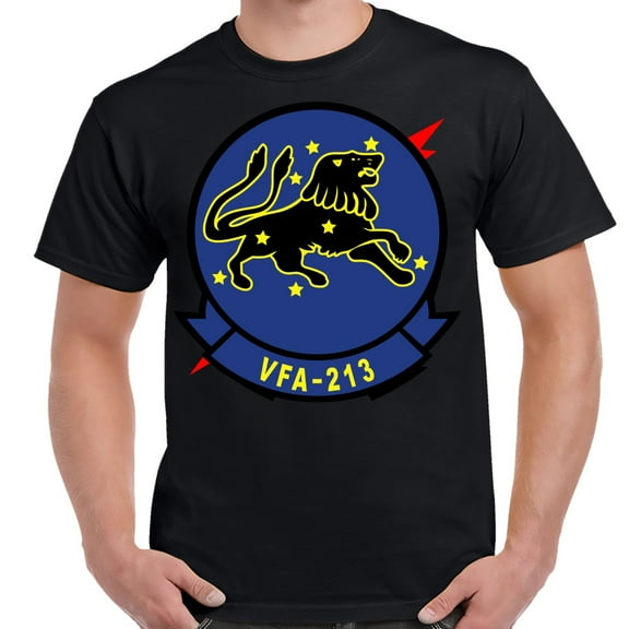 VFA-213 Black Lions Adult T-Shirt-Large