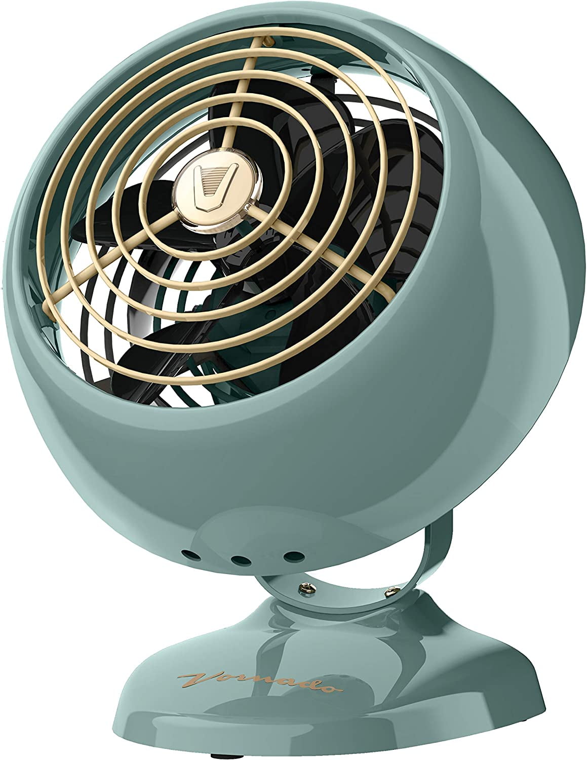 VFANMini Fan, Classic Vintage Fan, Retro Metal Air Circulator, For Desk ...