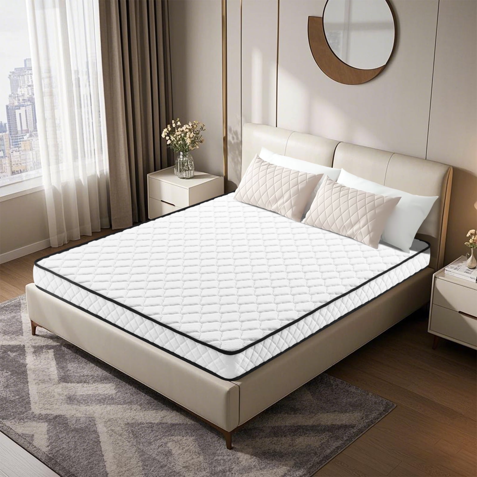 VFD 6" Gel Memory Foam Mattress, Medium Feel, Queen