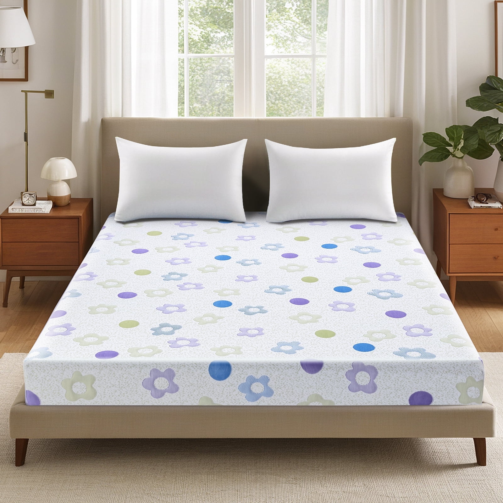 VFD 6" Gel Memory Foam Mattress, Medium Feel, Twin-XL
