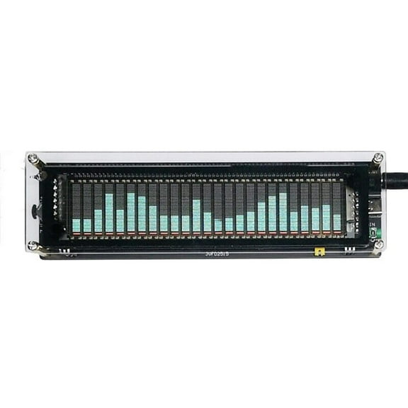 VFD2515 Audio Spectrum Analyzer VFD With Voice Control Music Level Display VU Meter Acrylic VFD Audio Spectrum DIY Kit 5-12V