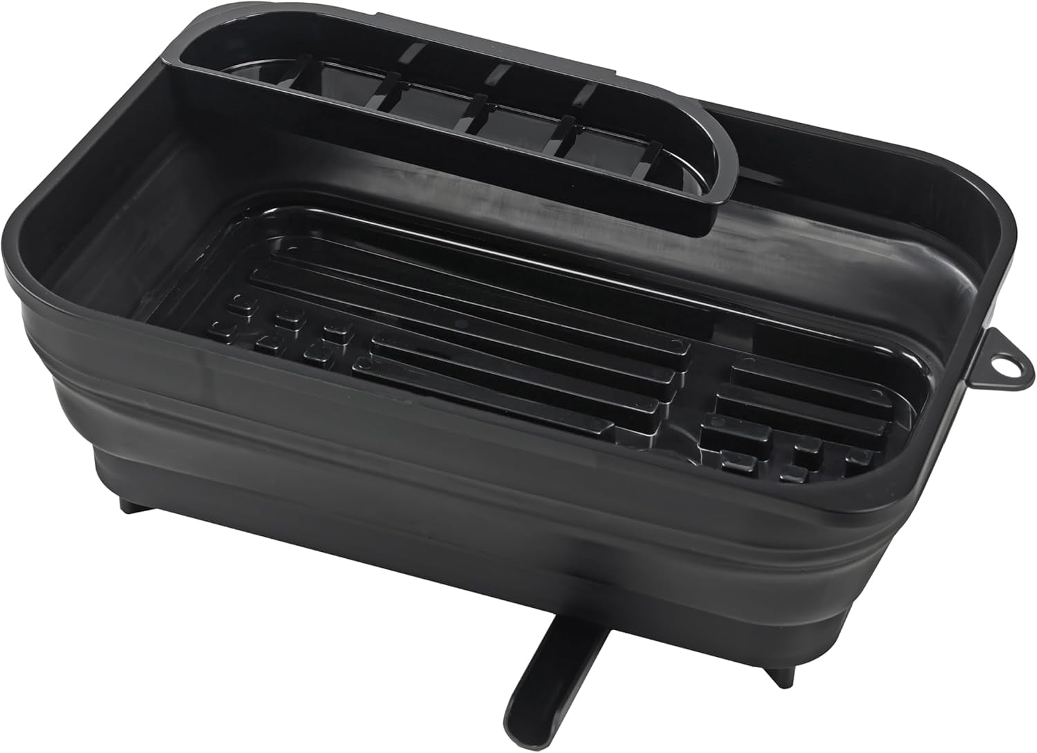 VFDTBUHN BLKP. Pearl Metal Dish Drainer Rack with Tray Foldable Movable ...