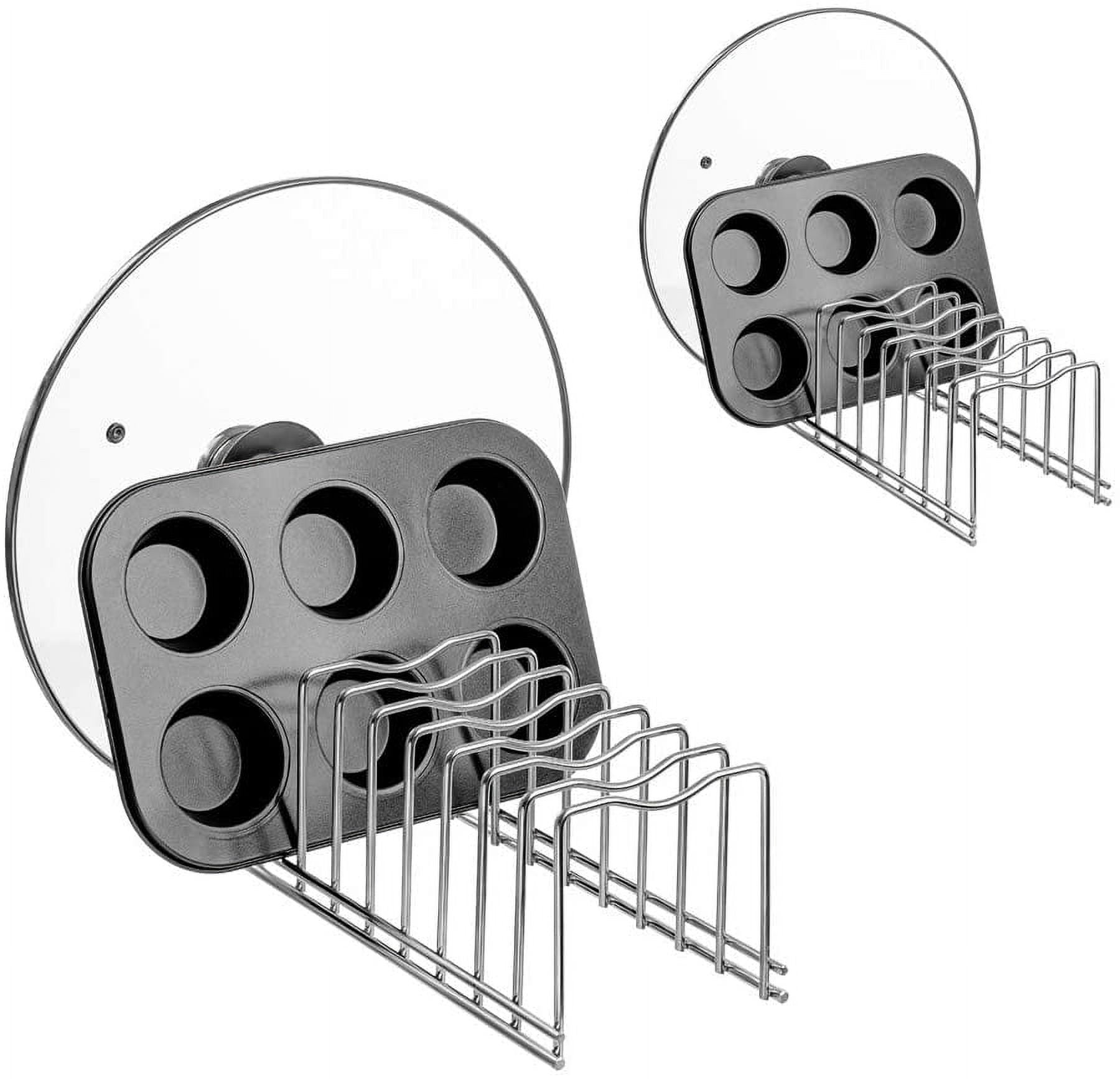 VFDTBUHN Pot Pan Lid Holder Rack Organizer Kitchen Dish Plate Storage ...
