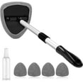 thumbnail image 1 of VFM Car Window Cleaner Tool, Car Interior Window Detailing Cleaning Kit with Extendable Handle and 4 Easy-to-Install Reusable Microfiber Pads, Auto Glass Wiper Brush Kit for Car&Home, 1 of 16