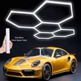 thumbnail image 1 of VFM Hexagon LED Garage Light: 25-Pack Updated Bigger Size, 23000LM Super Bright Car Detailing Ceiling LED Shop Light for Warehouse Workshop Gym Basement Car Care Wash Room, 1 of 10