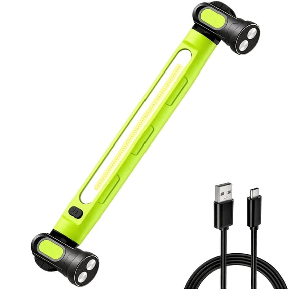 VFM Work Light, 2500LM Bright LED, 5200mAh Rechargeable Magnetic with Hooks, Cordless Battery Powered Mechanic Light for Car Repairing/Inspection/Garage/Workshop/Emergency