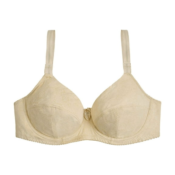 VFRGHD Bras For Women Plus Size Smooth Bra Comfortable Women's Bralettes Adjustment Full Coverage No Underwire Bras Everyday Sports Bras