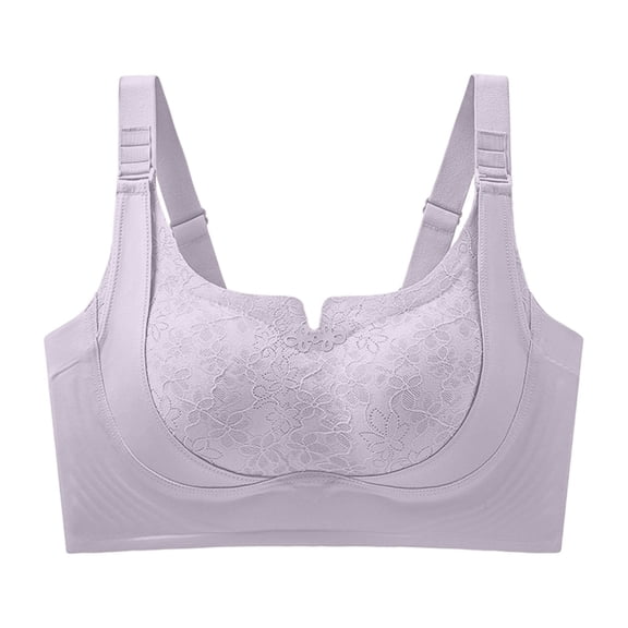 VFRGHD Bras For Women Push Up Bralette Seamless Thin Wireless Bra For Side Support Smooth Comfort Lift Shaping T Shirt Bras Comfortable Bralette