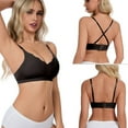 thumbnail image 1 of VFRGHD Bras For Women Criss Cross Back Seamless Bralettes No Underwire Wireless Bra T-Shirt Comfortable Full Coverage Everyday Bras Stylish Brassieres, 1 of 3