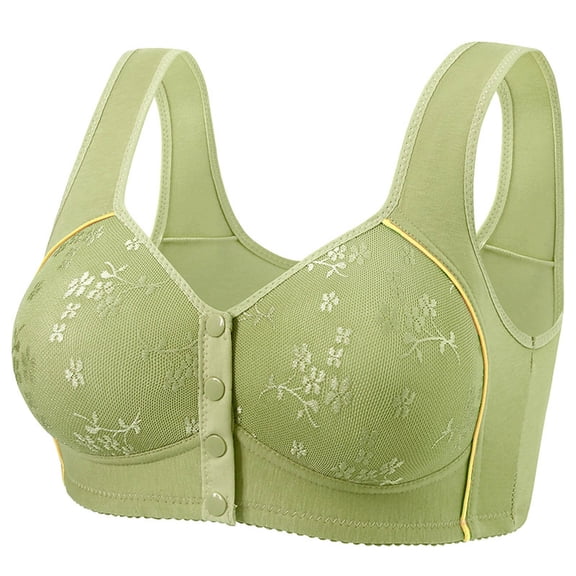 VFRGHD Bras For Women Front Closure Full Coverage Brassieres With Support Comfort Wireless T Shirt Bra Seamless Everyday Bralettes Everyday Sports Bras