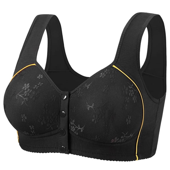 VFRGHD Bras For Women Front Closure Full Coverage Brassieres With Support Comfort Wireless T Shirt Bra Seamless Everyday Bralettes Versatile Tshirt Bras