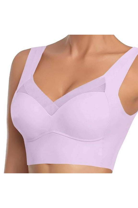 Full Coverage Bras For Women Strapless Mesh Comfy Bralette Tshirt Everyday Bras Thin Side Fold Side Gather Adjustable Bra Everyday Tshirt Bra