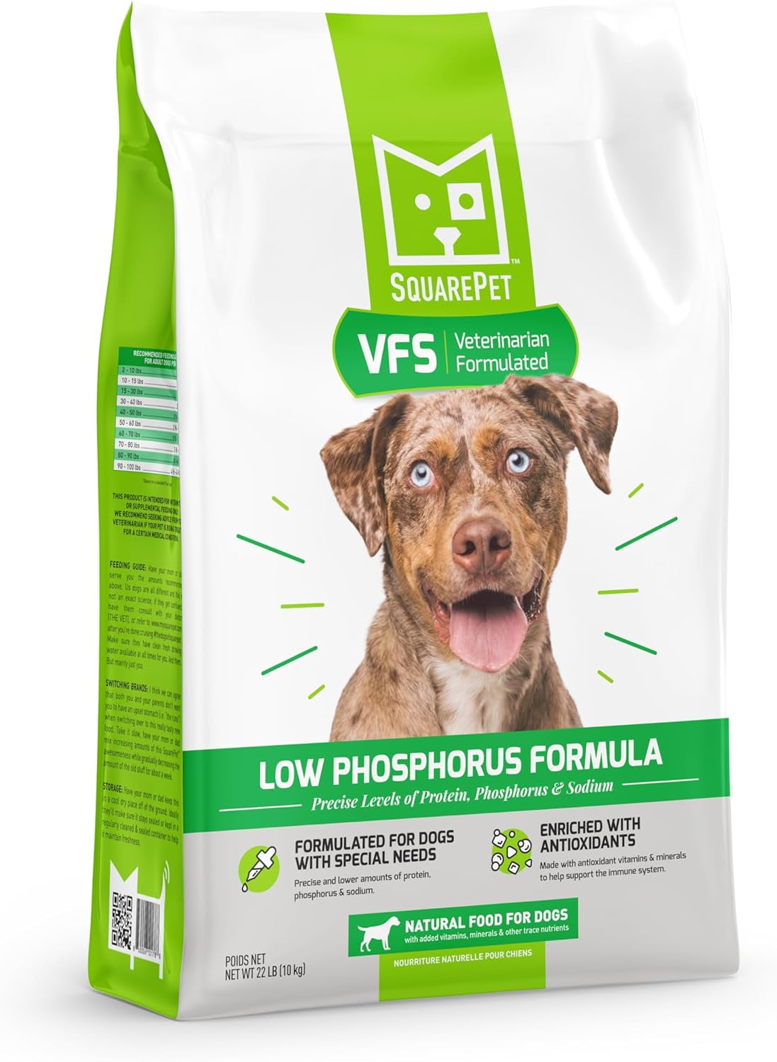 VFS Low Phosphorus Formula Special Needs Dry Dog Food Made with Cage