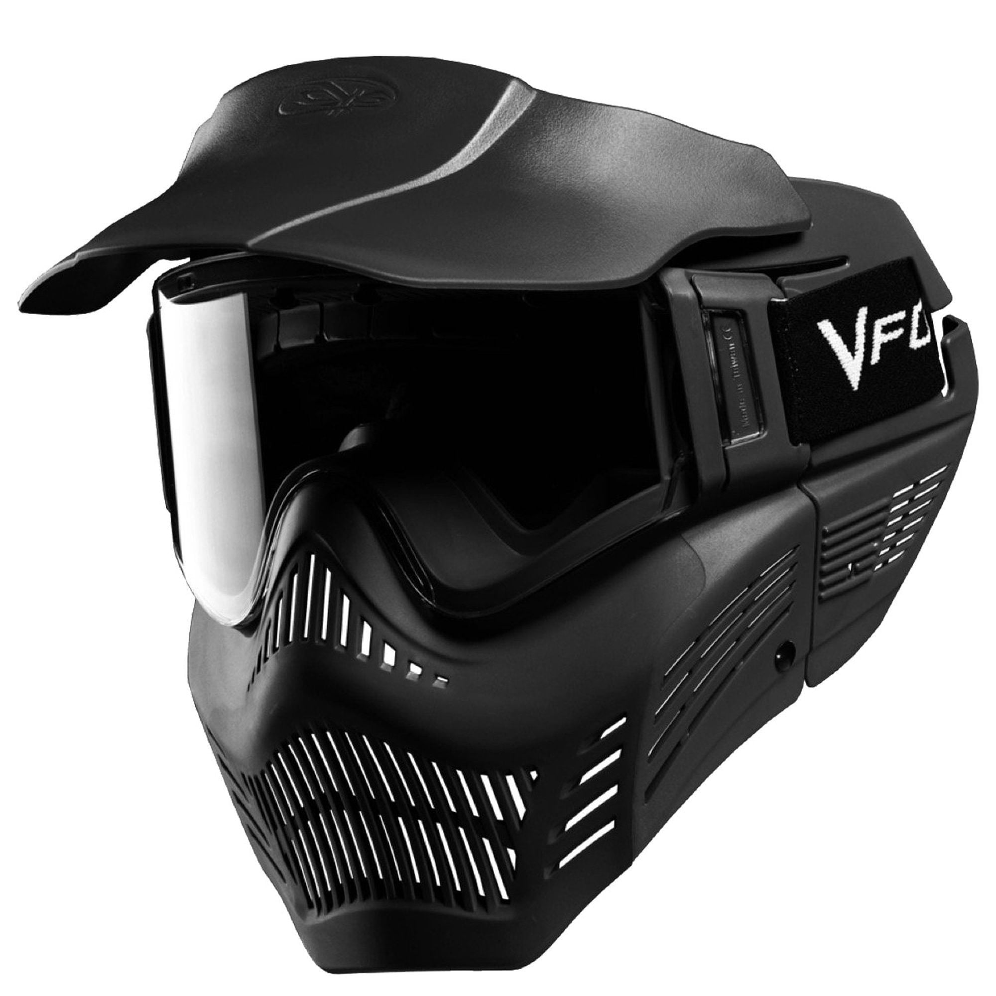 Vforce Armor Paintball Goggle Mask with Clear Lens, Black