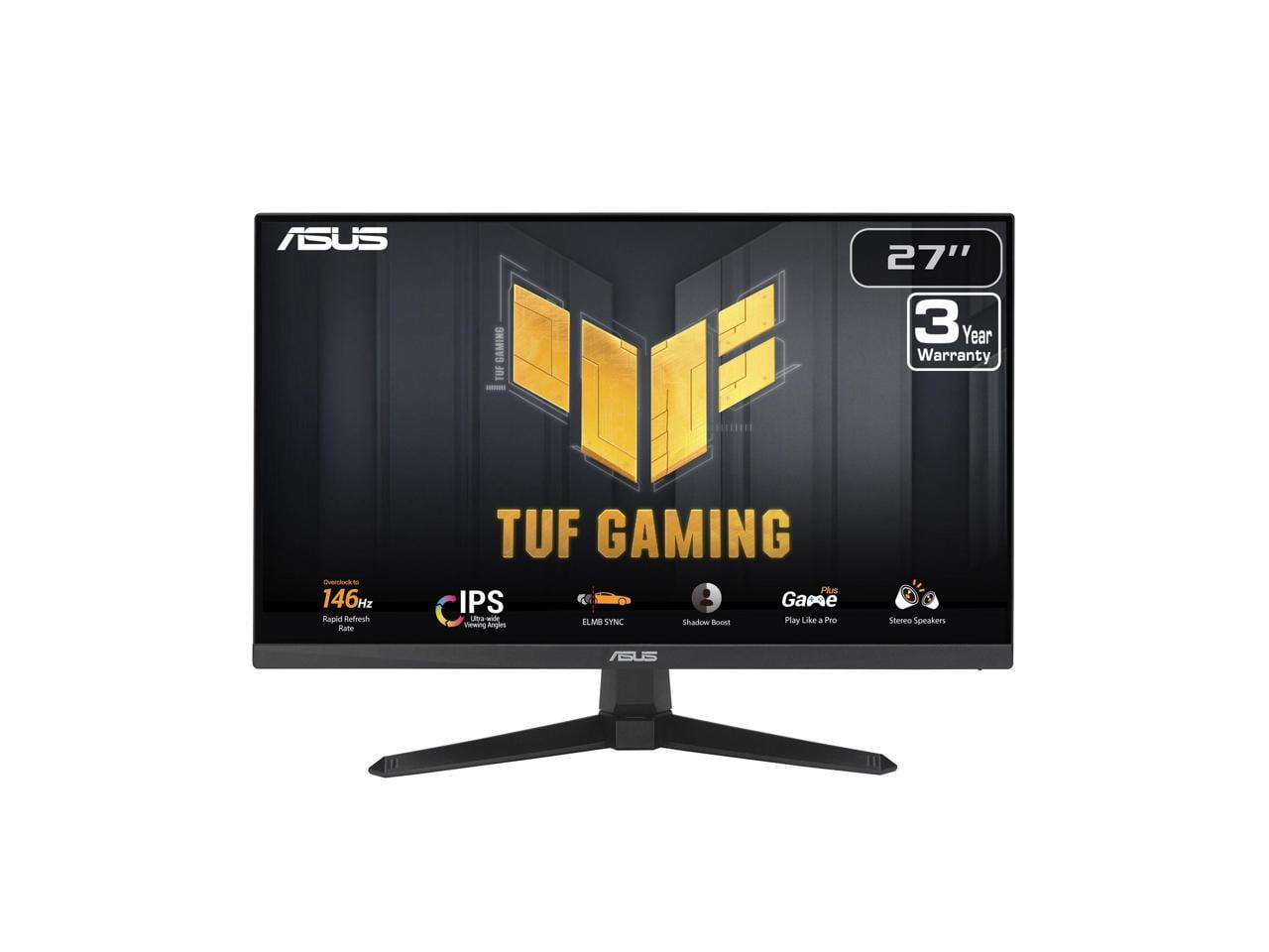 TUF VG279QE5A 27" Class Full HD Gaming LED Monitor - 16:9 - Black - 27" Viewable - In-plane Switching (IPS) Technology - LED Backlight - 1920 x 1080 - 16.7 Million Colors - Adaptive Sync - 300 Nit ...