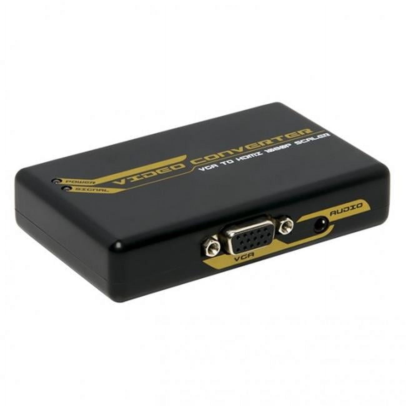 VGA & Audio to HDMI Converter - Black