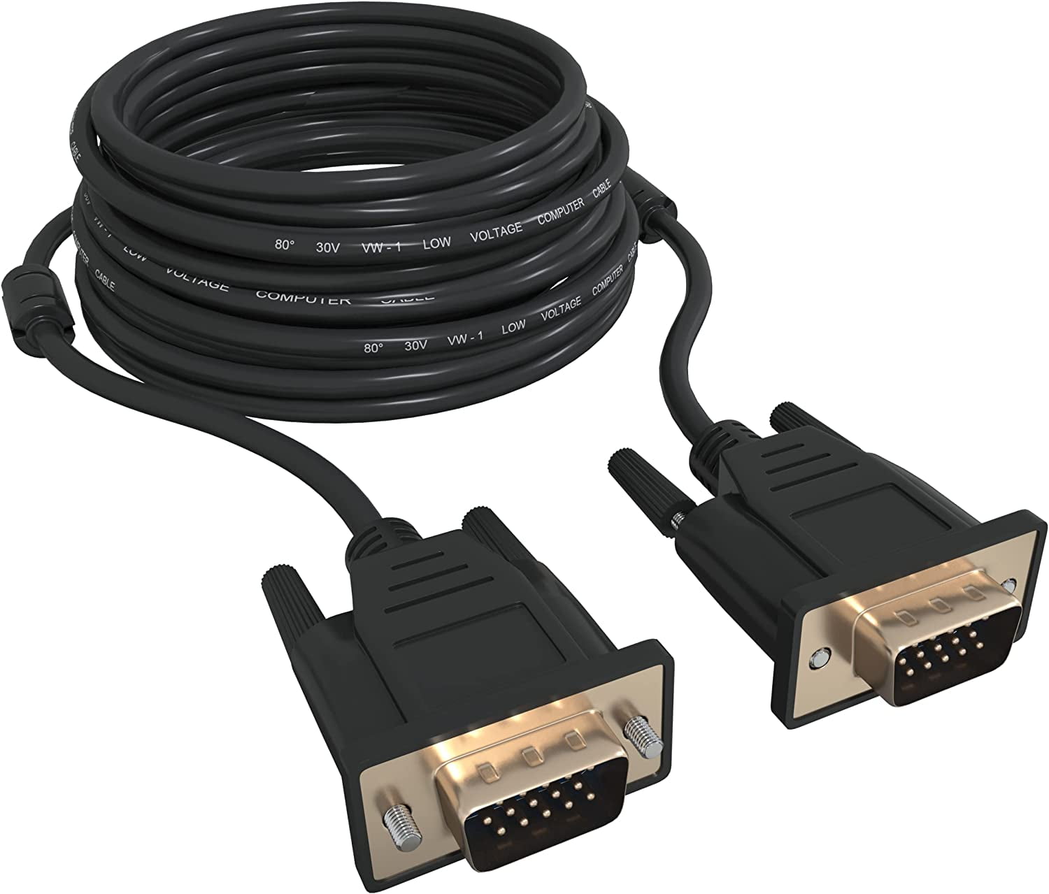 VGA Cable 30ft Computer/Monitor/Projector/PC/TV Cord 15 PIN