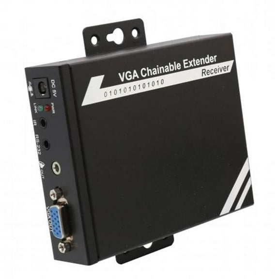 VGA Chainable Extender with Audio Over Cat5e-IP Receiver