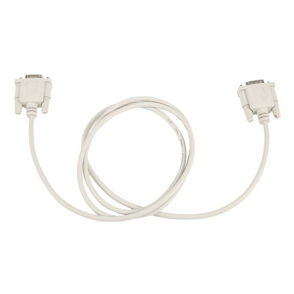 VGA DB15 Male To RS232 DB9 Pin Male Adapter Cable / Video Graphic Extension Cable (White, 1.5M)