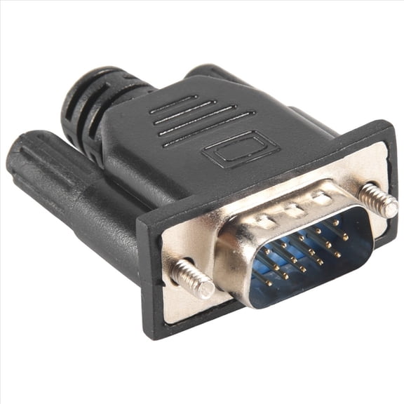 VGA Dummy Plug EDID Emulator Headless Ghost Adapter, Virtual Display Lock Plug for PC Mining Remote Use