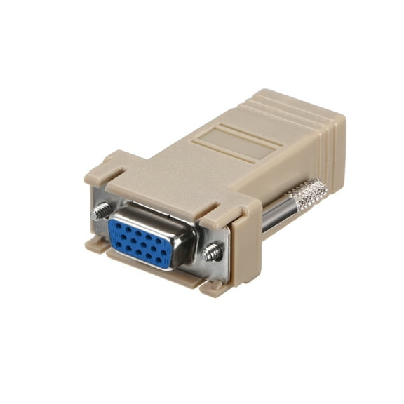 VGA Extender to RJ45 Network Cable Adapter DB15 Port to RJ45 Enternet