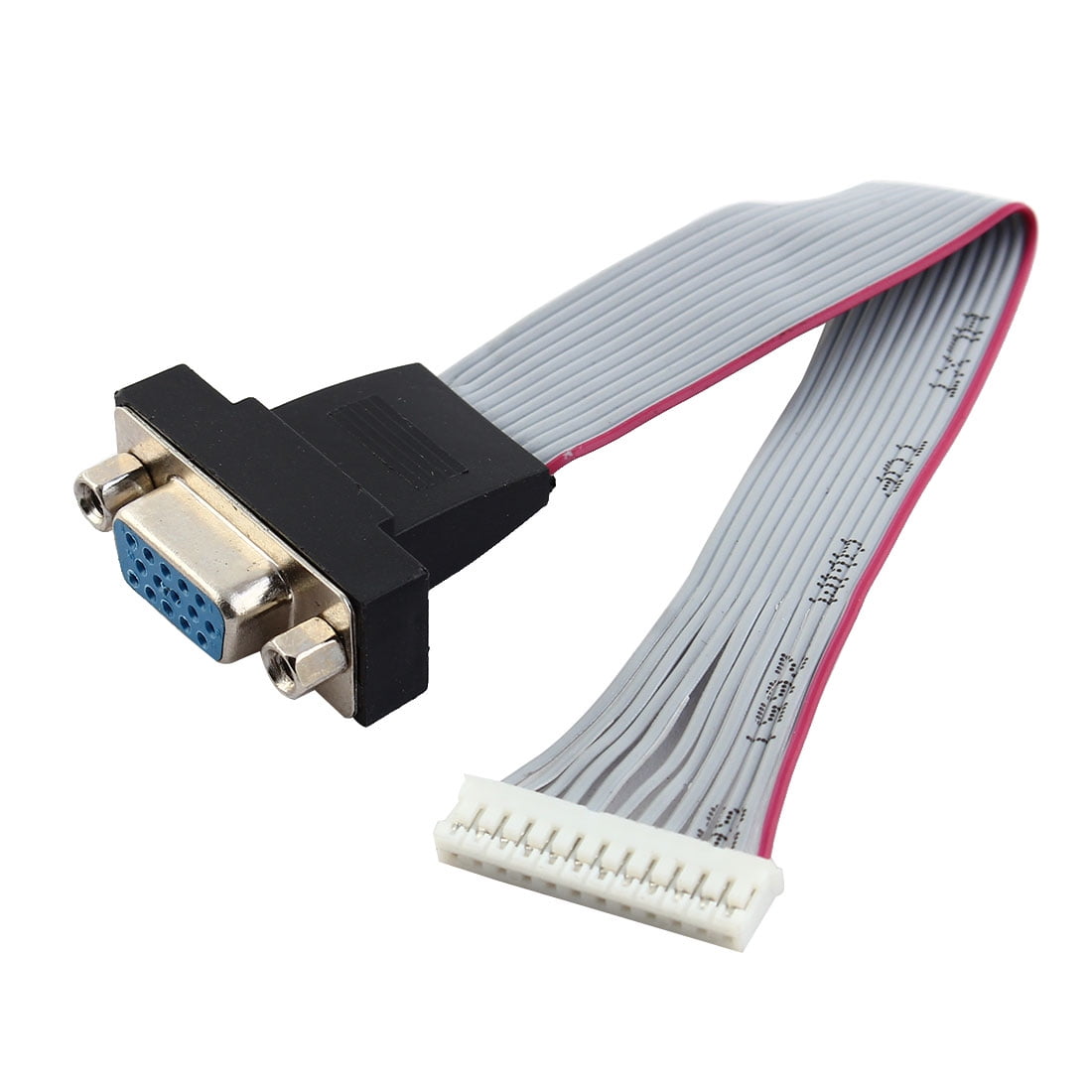 VGA HD15 Female to 12 Terminal Ribbon Flat Cable Connector: TV ...