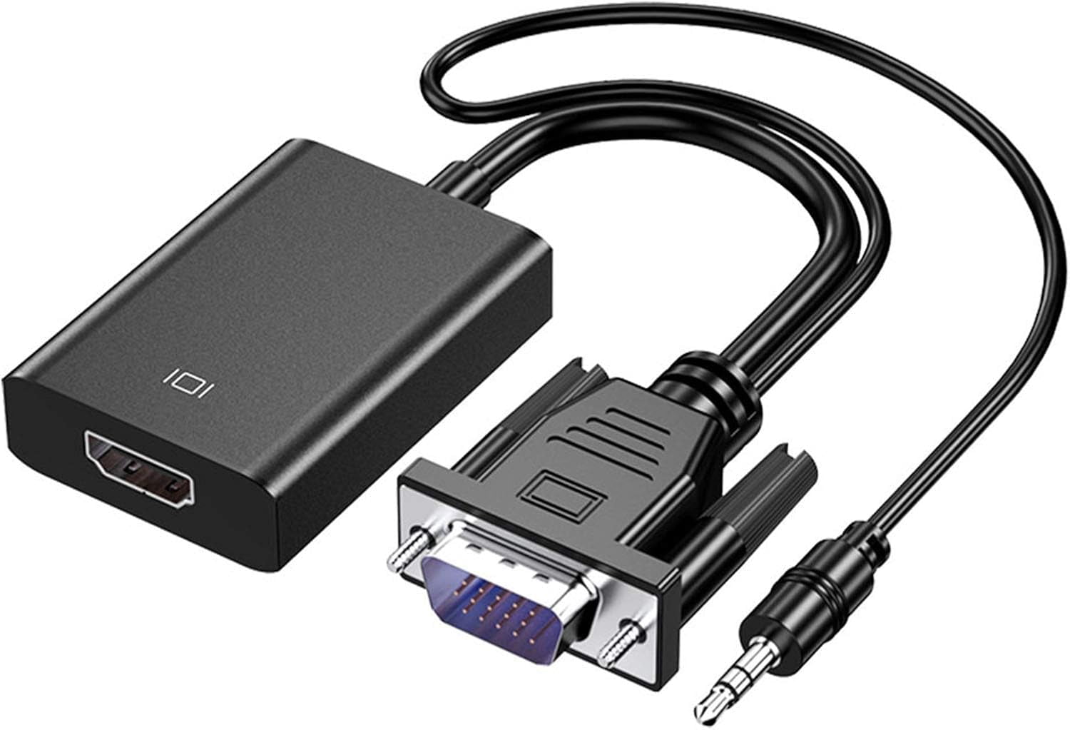 VGA to HDMI Adapter for Connecting Traditional VGA Interface Laptop, PC ...
