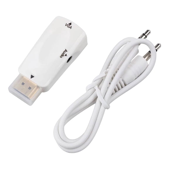 VGA HDTV Adapter Converters PC VGA Source Output to Monitors Connector Female Video Dongle