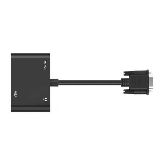 VGA Input to VGA Output Converters with Sound Support 1080P VGA Splitter for Presentations