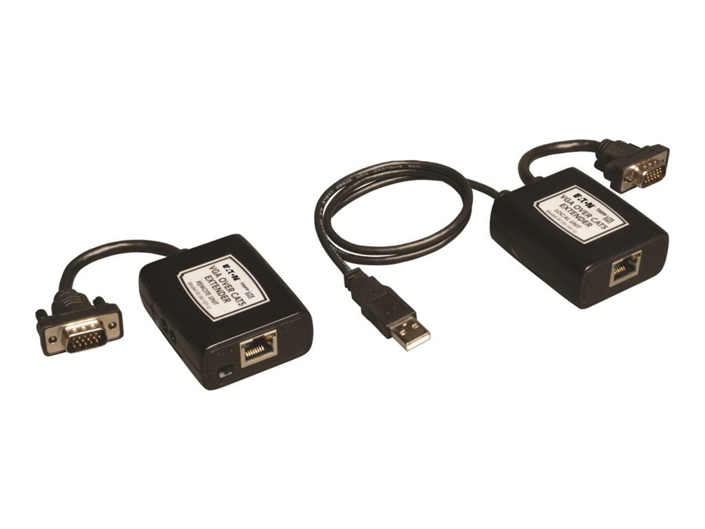 VGA over Cat5/Cat6 Video Extender Kit USB Powered up to 500ft TAA/GSA