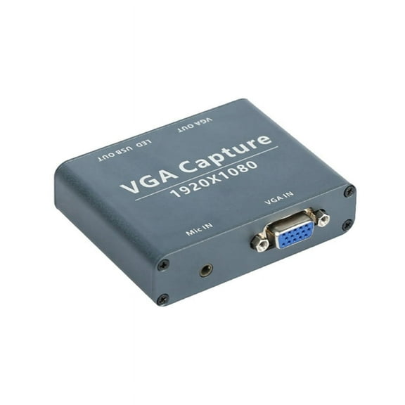 VGA to USB Capture 1080P Audio and Video Capture VGA Input and USB Output Compatible with Android, , Linux System