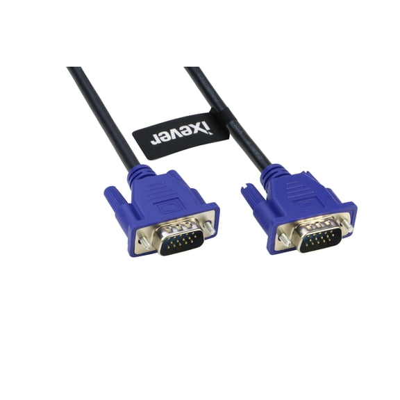 VGA to VGA Cable 6FT 1080p, IXEVER VGA Male to Male Cable HD15 1080P Full HD High Resolution for TV Computer Monitor Projector