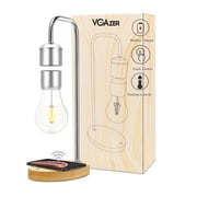 VGAzer Magnetic Levitating Floating LED Light Bulb with Wireless Charger for Desk Lamp,Room Decor