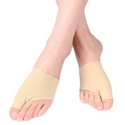 VGEBY 2pcs Bunion Sleeves, Bunion Corrector Toe Straightener with Bulit in Gel Pads, 2-in-1 Bunion Protectors and Toe Separators, Bunion Support for Hallux Valgus, Overlapping Toes, Bunion, Calluses