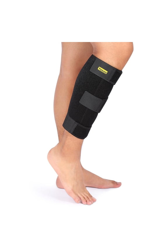 VGEBY Calf Compression Brace, Adjustable Shin Splint Support Wrap Leg Sleeve, Improves Blood Circulation and Reduces Leg Strain Injury, Fits Men and Women
