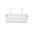thumbnail image 1 of VGFVFSKGA Balcony Planter for Railing, Hanging Planter, Plastic Balcony Rail Planter with Double Hooks, Railing Planter Box for Plants Outdoor and Indoor, Hangable Flower Plant Pot, Window Planters, 1 of 7