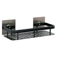 thumbnail image 1 of VGFVFSKGA Bathroom Storage Rack, Shower Organizer, Black Aluminum Rectangular Draining Rack for Home Hotel Bathroom Cosmetics, 1 of 8