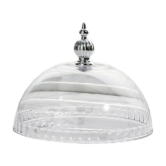VGFVFSKGA Cake Dome Cover Clear Display Cloche Dessert Dome Plastic Round Cake Lid for Home Kitchen Dining Bar Serving Desserts, Cheese, Muffins