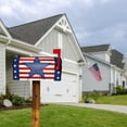 thumbnail image 1 of VGFVFSKGA Magnetic Mailbox Cover, Mailbox Standard Size 18" X 21" Mailbox Cover withStripes Pattern, Mailbox Covers for Garden Yard Decor, Mailbox Lid Replacement, Patriotic Mailbox Covers,Z1#C, 1 of 5