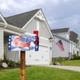 thumbnail image 1 of VGFVFSKGA Magnetic Mailbox Cover, Mailbox Standard Size 18" X 21" Mailbox Cover withStripes Pattern, Mailbox Covers for Garden Yard Decor, Mailbox Lid Replacement, Patriotic Mailbox Covers,Z1#B, 1 of 5