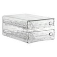 thumbnail image 1 of VGFVFSKGA Refrigerator Egg Crisper Clear Eggs Storage Box Plastic Egg Tray with Drawer Design for Home Kitchen Daily USE, 1 of 8