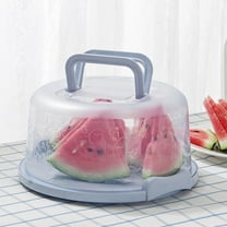 VGFVFSKGA Round Cake Carrier,Cheesecake Carrier,Portable Cake Stand with Handle,Serving Tray Perfect Taker Caddie for Travel