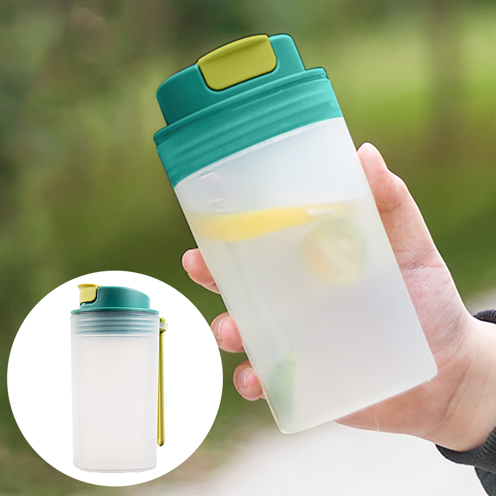 VGFVFSKGA Shaker Bottle,12oz Protein Shaker with Leakproof Lid,Shaker Cup for Protein Mixes with Powder Storage & Pill Organizer,,Blender Bottle Shaker,Protein Shake Bottle