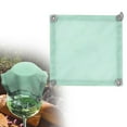 thumbnail image 1 of VGFVFSKGA Wine Glass Covers, Weighted Wine Covers, 4 Inch Square Cloth Wine Glass Covers to Keep Bugs Out, Drink Covers for Picnics and Outdoor Dinners Alcohol Protection, Ventilated Cloth Cover, 1 of 8