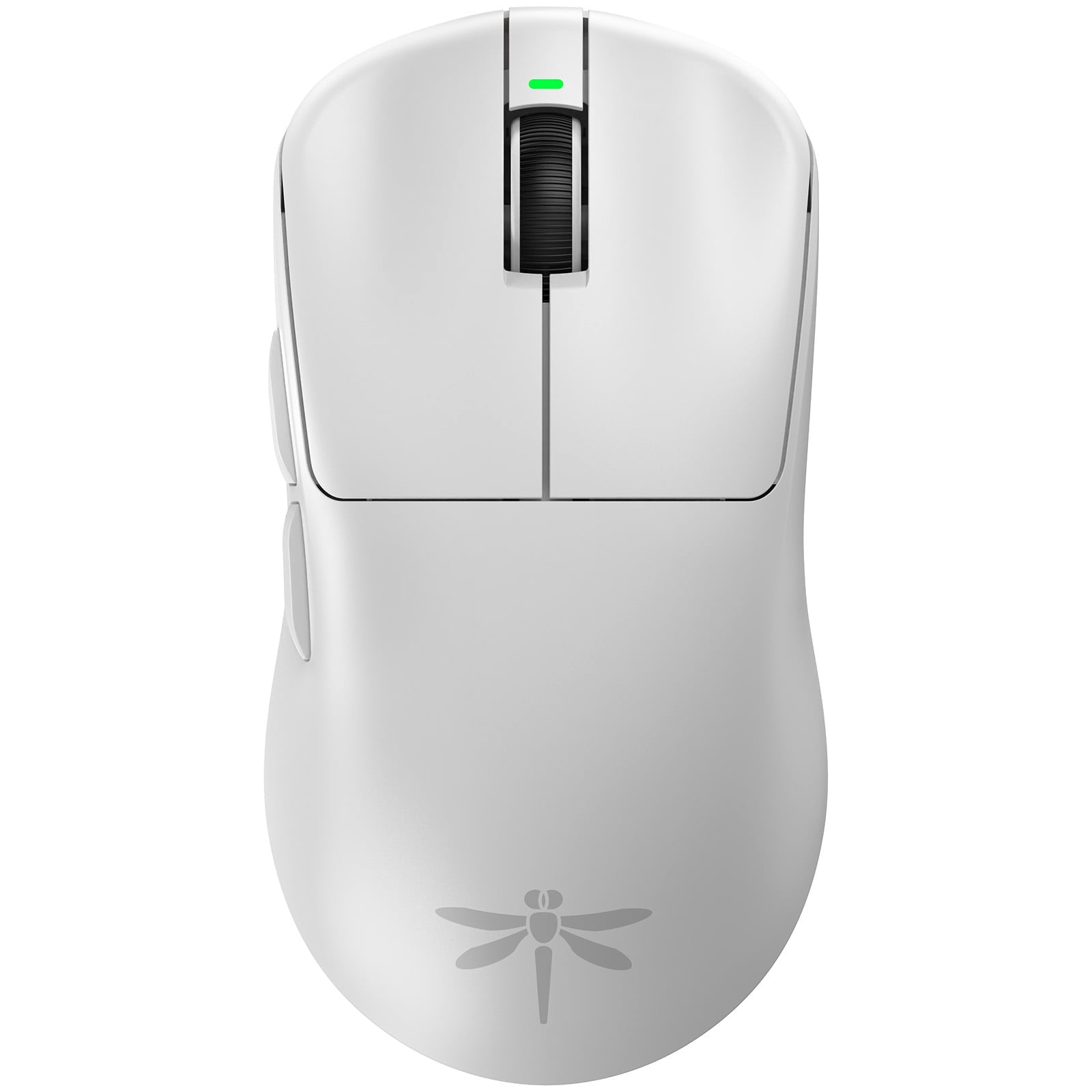 qaf F1 Pro Max Ultra-Premium Wireless Gaming Mouse, 55g, 2.4G/USB-C Wired, 130H Battery, Nordic 52840 Chip & PAW3395 Sensor for PC/Mac/Laptop - White