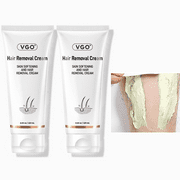 VGO 2 - Pack- Hair Removal Cream – Quick & Gentle Formula, No Black Spots, 4 fl.oz (120ml) for Smooth Skin