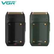 VGR Mens Portable Beard and Hair Clipper Kit USB Rechargeable Cordless Grooming Tool for Travel and Home Precision Trimming
