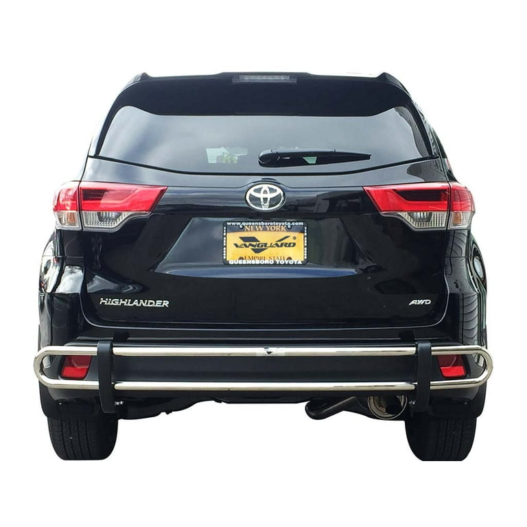 VGRBG 0185 1122SS Stainless Steel Double Tube Style Rear Bumper Guard