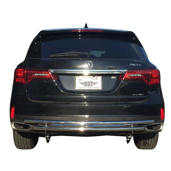 VGRBG-0777-0544SS Stainless Steel Double Layer Style Rear Bumper Guard