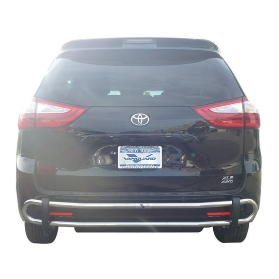 VGRBG-0874SS Stainless Steel Double Tube Style Rear Bumper Guard